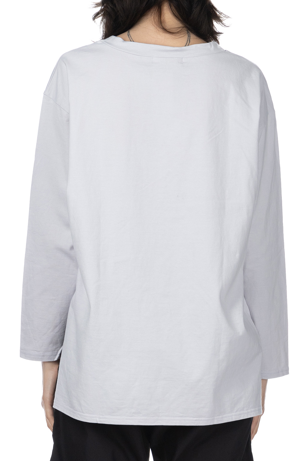 NARU  - Jersey Crewneck Pullover - Light Grey